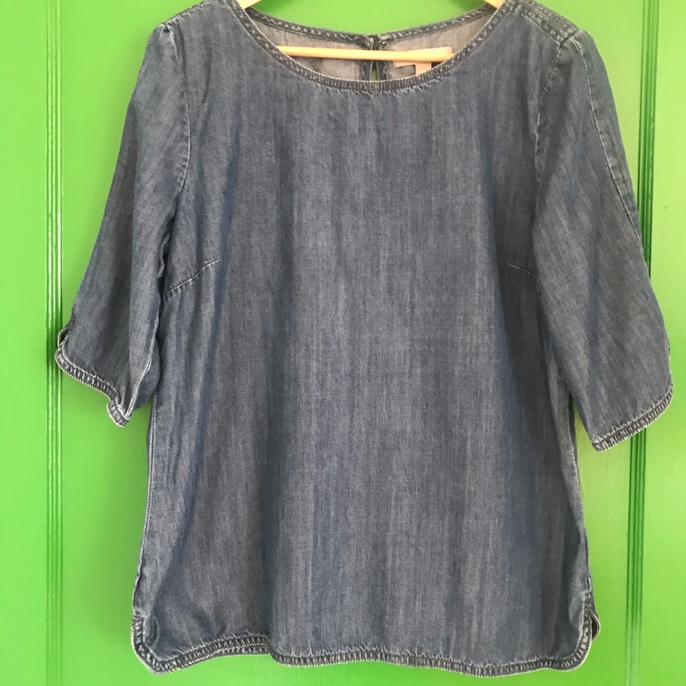 Banana Republic Denim top, size 14